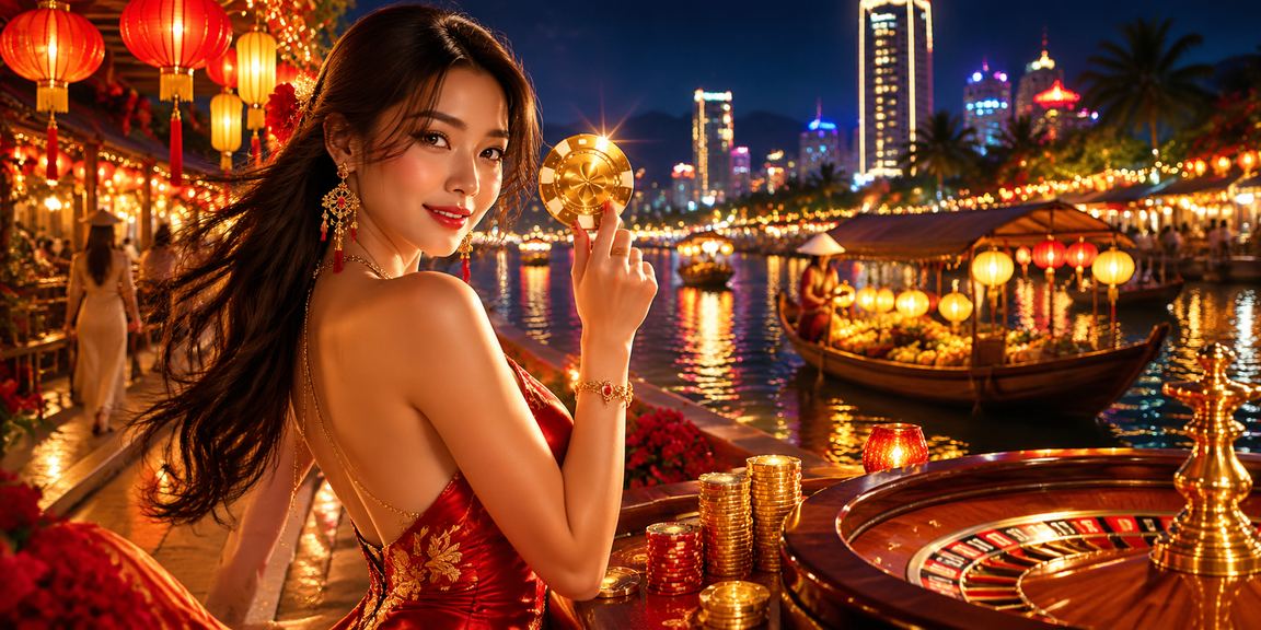 Không khí chơi roulette trực tuyến về đêm tại Nha Trang sôi động